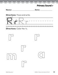 Icon image Pre-Kindergarten Foundational Phonics Skills: Primary Sound r