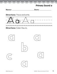 Icon image Pre-Kindergarten Foundational Phonics Skills: Primary Sound a