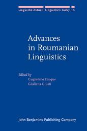 Icon image Advances in Roumanian Linguistics