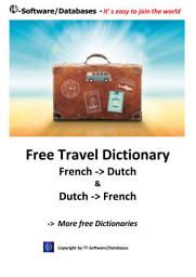 Icon image Free Dictionary French Dutch: Free PDF- Travel Dictionaries for 56 Language combinations