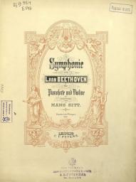 Icon image Symphonie 9 fur pianoforte und violine