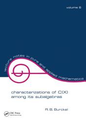 Icon image Characterization of C(x) among its Subalgebras
