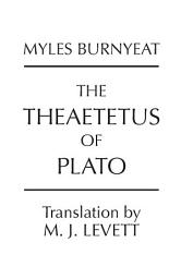 Icon image The Theaetetus of Plato