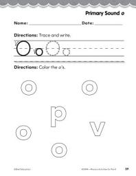Icon image Pre-Kindergarten Foundational Phonics Skills: Primary Sound o