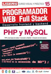 Icon image PROGRAMACION WEB Full Stack 15 - PHP y MySQL: Desarrollo frontend y backend - Curso visual y práctico