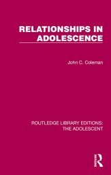 Icon image Relationships in Adolescence