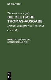 Icon image Stände und Standespflichten: II–II: 183–189