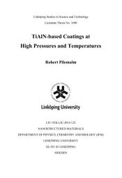Icon image TiAlN-based Coatings at High Pressures and Temperatures