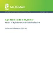 Icon image Agri-food trade in Myanmar: Its role in Myanmar’s future economic takeoff