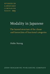 Icon image Modality in Japanese: The layered structure of the clause and hierarchies of functional categories
