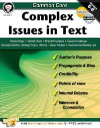 Icon image Common Core: Complex Issues in Text