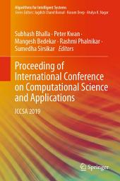 Icon image Proceeding of International Conference on Computational Science and Applications: ICCSA 2019