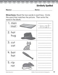 Icon image Kindergarten Foundational Phonics Skills: Similarly Spelled
