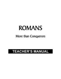 Icon image More Than Conquerors - Teacher's Manual PDF: Romans
