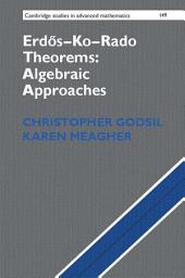 Icon image ErdõsKoRado Theorems: Algebraic Approaches