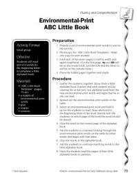 Icon image Environmental Print & Fluency/Comprehension: ABC Little Book