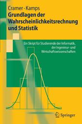 Icon image Grundlagen der Wahrscheinlichkeitsrechnung und Statistik: Ein Skript für Studierende der Informatik, der Ingenieur- und Wirtschaftswissenschaften