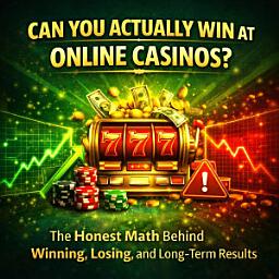 Icon image Online Casino Starter Series: Can You Actually Win at Online Casinos?: The Honest Math Behind Winning, Losing, and Long-Term Results
