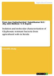 Icon image Isolation and molecular characterization of Glyphosate resistant bacteria from agricultural soils in Kerala