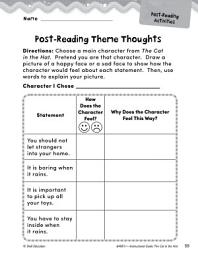 Icon image The Cat in the Hat Post-Reading Activities