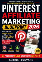 Icon image Pinterest Affiliate Marketing Blueprint 2026: How to Build Passive Income and Earn Your First $1,000+ Per Month Without a Website or Paid Ads