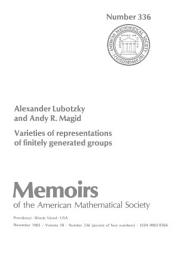 Icon image Varieties of Representations of Finitely Generated Groups