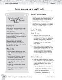 Icon image Content-Area Vocabulary Social Studies--Bases human- and anthrop(o)-
