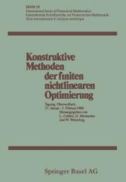 Icon image Konstruktive Methoden der finiten nichtlinearen Optimierung: Tagung, Oberwolfach, 27. Januar – 2. Februar 1980