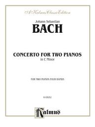 Icon image Concerto for Two Pianos in C Minor: For Two Pianos Four Hands