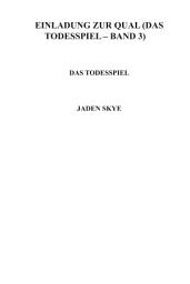 Icon image Einladung zur Qual (Das Todesspiel – Band 3)