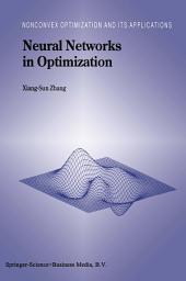 Icon image Neural Networks in Optimization