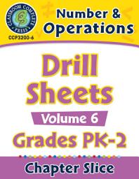 Icon image Number & Operations - Drill Sheets Vol. 6 Gr. PK-2