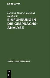 Icon image Einführung in die Gesprächsanalyse: Ausgabe 2