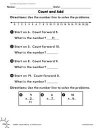 Icon image Number and Operations in Base Ten: Number Line Addition Practice