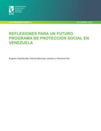 Icon image Reflexiones para un futuro programa de protección social en Venezuela