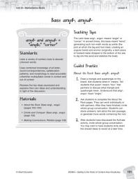 Icon image Content-Area Vocabulary Level 4--Base angl-, angul-