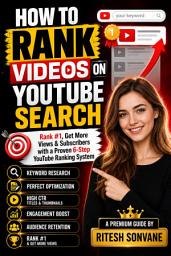 How to Rank Videos on YouTube Search: Rank #1, Get More Views & Subscribers with a Proven 6-Step YouTube Ranking System की आइकॉन इमेज