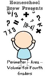 Icon image Perimeter – Area – Volume for Fourth Graders