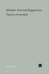 Icon image Topica Universalis: Eine Modellgeschichte humanistischer und barocker Wissenschaft