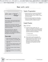 Icon image Content-Area Vocabulary Social Studies--Base vert-, vers-