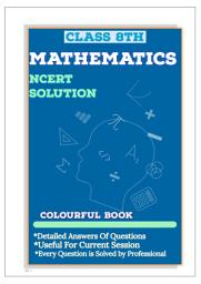 Icon image Class 8th Ncert Math Solution