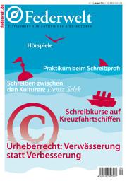 Icon image Federwelt 119, 04-2016: Zeitschrift für Autorinnen und Autoren
