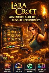 Icon image Lara Croft: Adventure Slot or Missed Opportunity?: Bonus features, RTP, Microgaming review, and gameplay guide