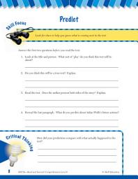 Icon image Read & Succeed Comprehension Level 6: Predicting Passages and Questions