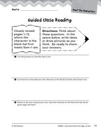 Icon image Green Eggs and Ham Close Reading and Text-Dependent Questions