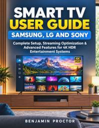 Icon image Smart TV User Guide: Samsung, LG And Sony: Complete Setup, Streaming Optimization & Advanced Features for 4K HDR Entertainment Systems