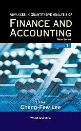Icon image Advances in Quantitative Analysis of Finance and Accounting: New Series