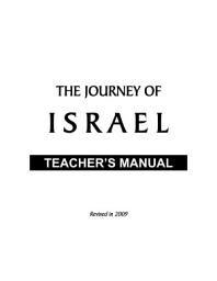 Icon image The Journey of Israel - Teacher's Manual PDF