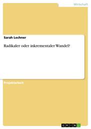 Icon image Radikaler oder inkrementaler Wandel?