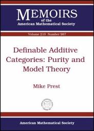 Icon image Definable Additive Categories: Purity and Model Theory: Purity and Model Theory
